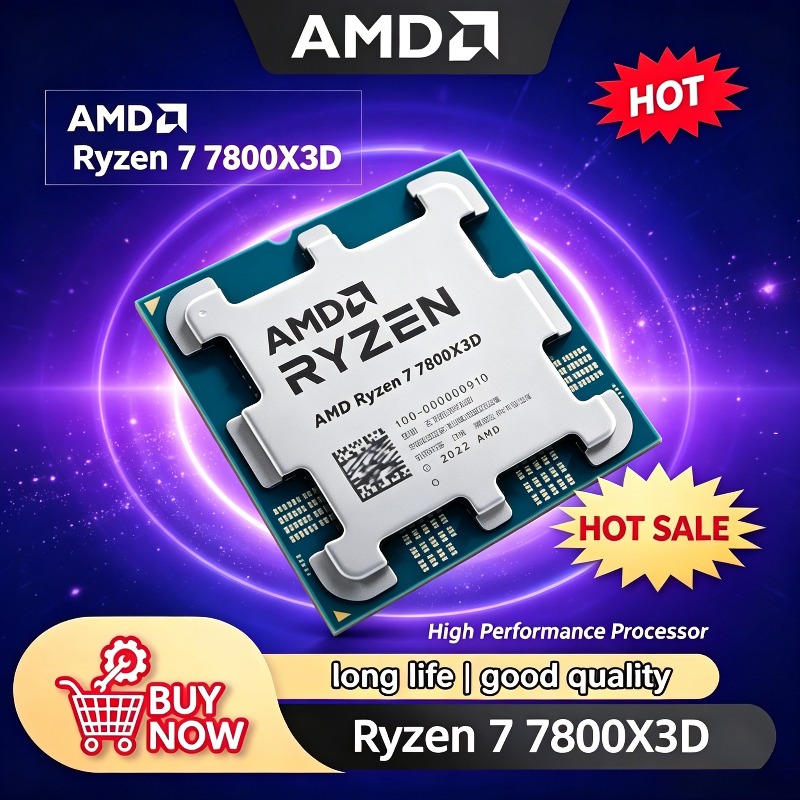 AMD R7 7800X3D CPU 8-Core 16-T - огляд і ціна Amd Cpu Ryzen 7