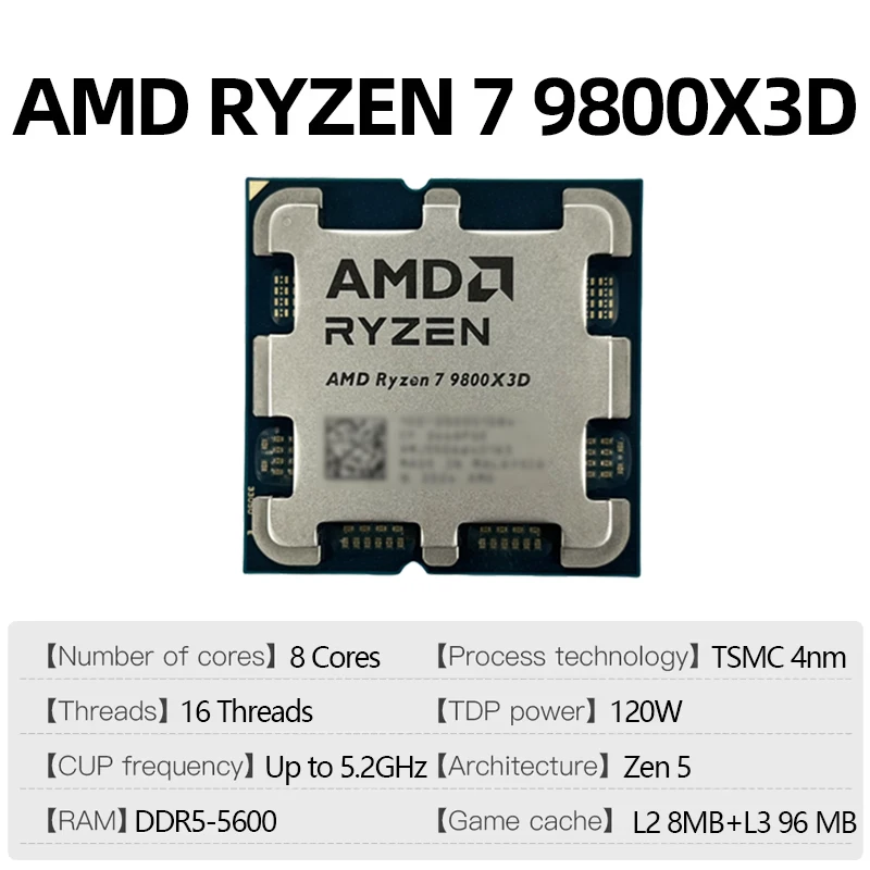 AMD Ryzen 7 9800X3D Game CPU U - огляд і ціна Amd Cpu Ryzen 7