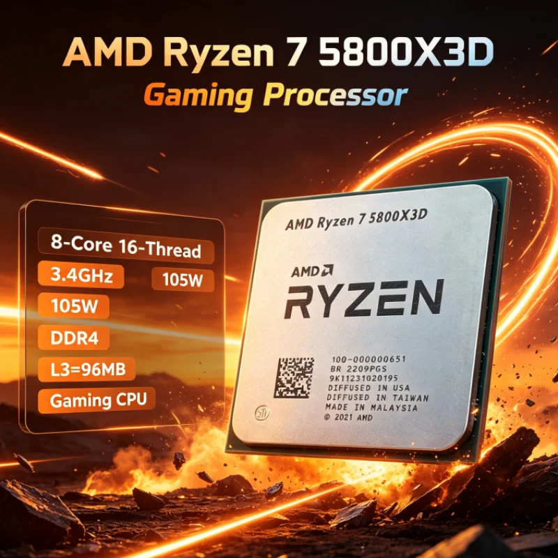 AMD R7 5800X3D 96 MB Gaming Pr - огляд і ціна Amd Cpu Ryzen 7