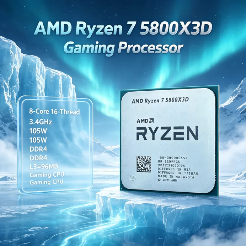 AMD R7 5800X3D 96 MB Gaming Pr - огляд і ціна Amd Cpu Ryzen 7