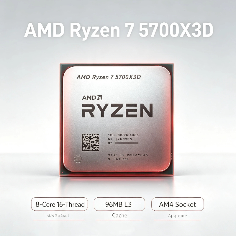 Ryzen 7 5700X3D AM4 Bulk CPU 3 - огляд і ціна Amd Cpu Ryzen 7