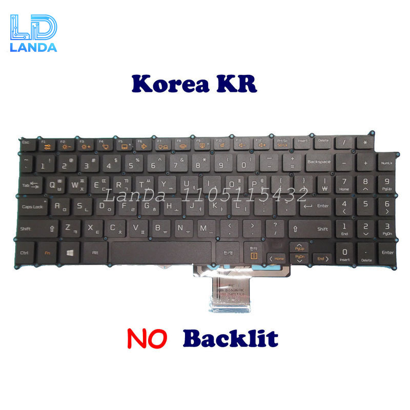 Laptop Backlit Korean KR Engli - огляд і ціна Gaming Keyboard Backlit