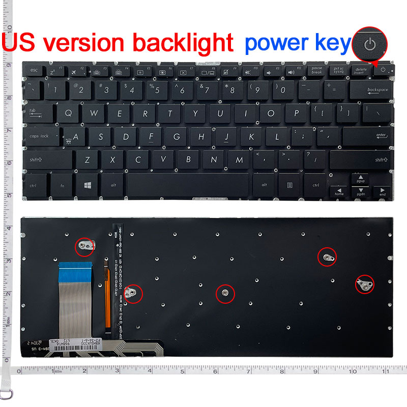 New US laptop Black keyboard f - огляд і ціна Gaming Keyboard Backlit