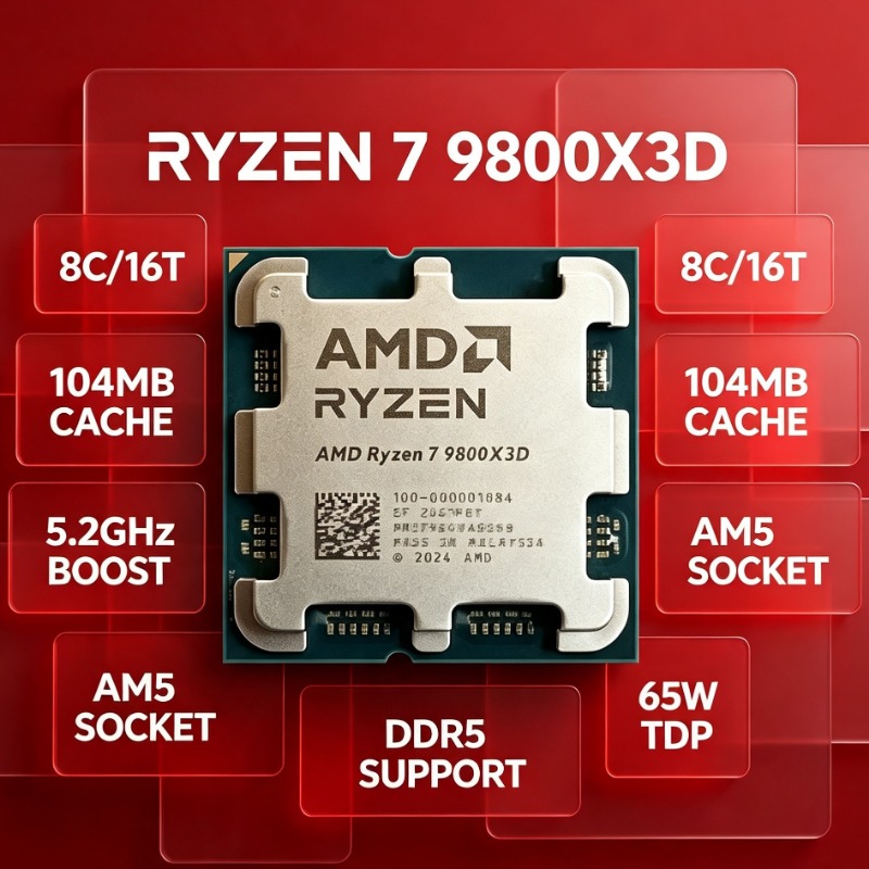 AM5 Gaming Desktop CPU AMD Ryz - огляд і ціна Amd Cpu Ryzen 7