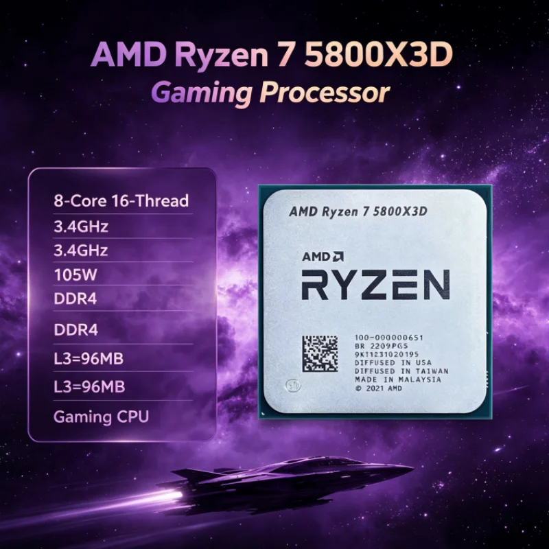 AMD R7 5800X3D 96 MB 7nm Ryzen - огляд і ціна Amd Cpu Ryzen 7