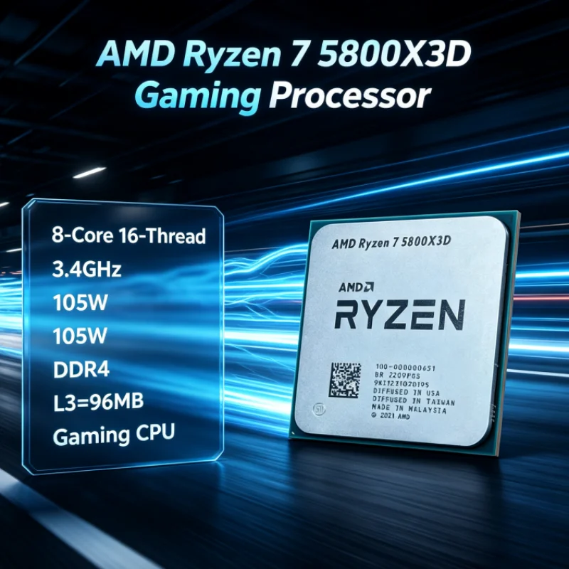 AMD R7 5800X3D 96 MB 7nm Ryzen - огляд і ціна Amd Cpu Ryzen 7